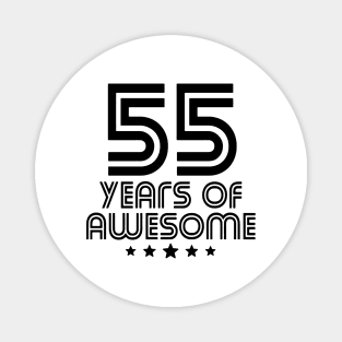 55 Years Of Awesome Magnet